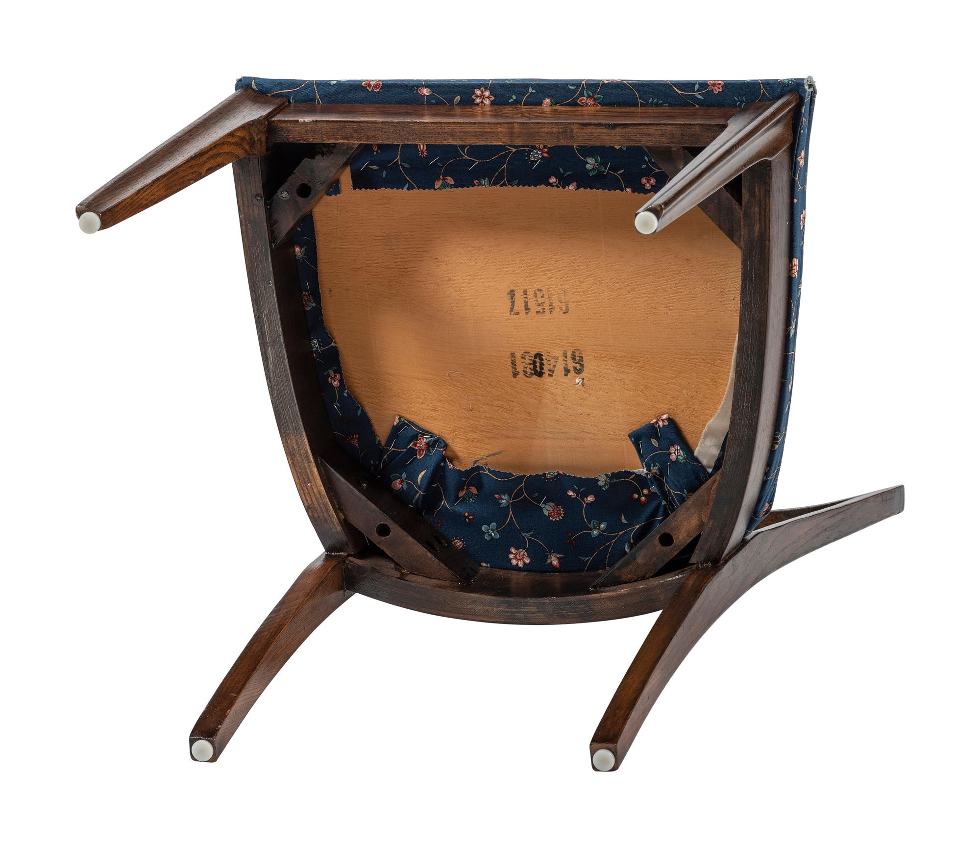 A Set of Six Broyhill Brasilia Dining Chairs