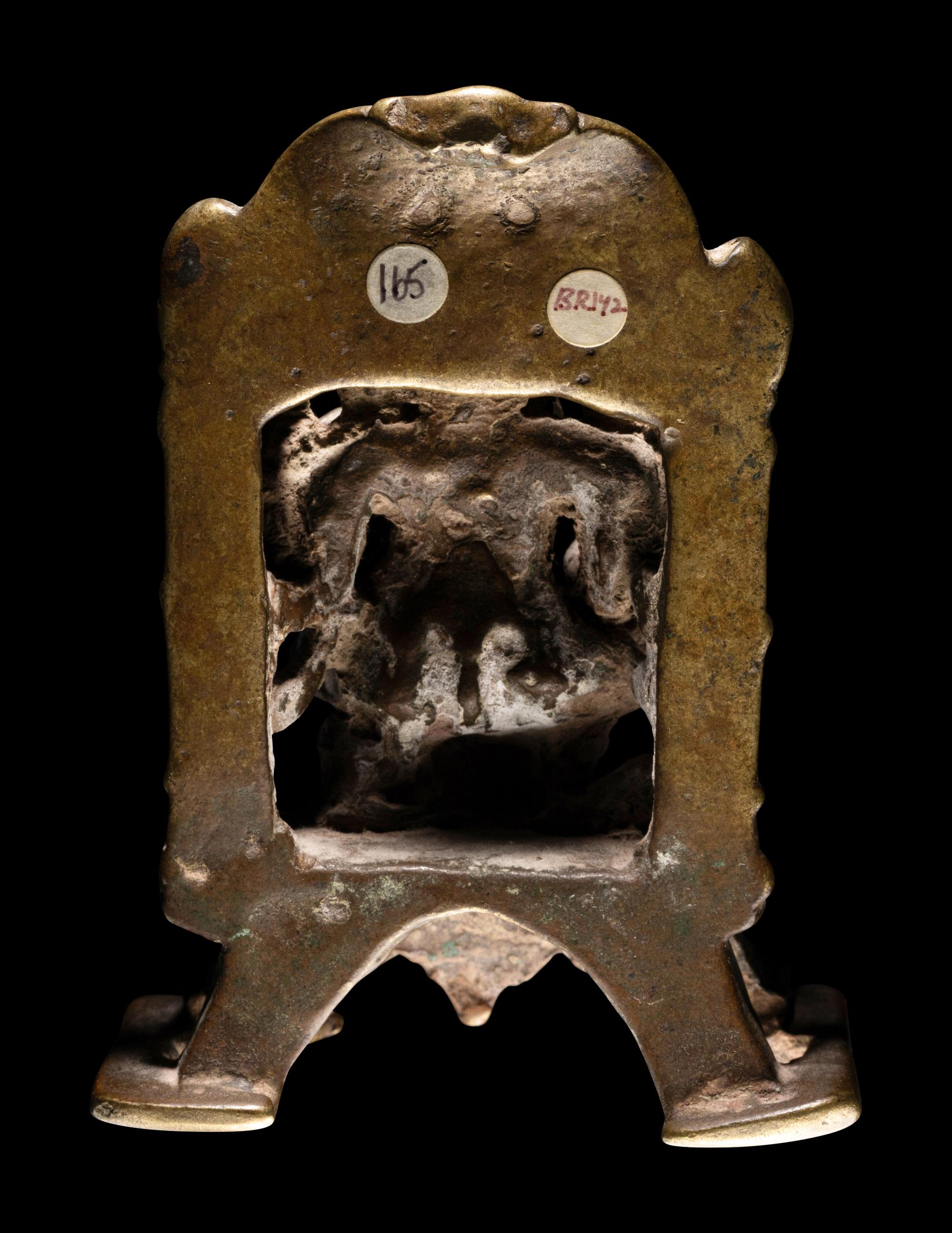 An Indian Brass Altar of Ganesha