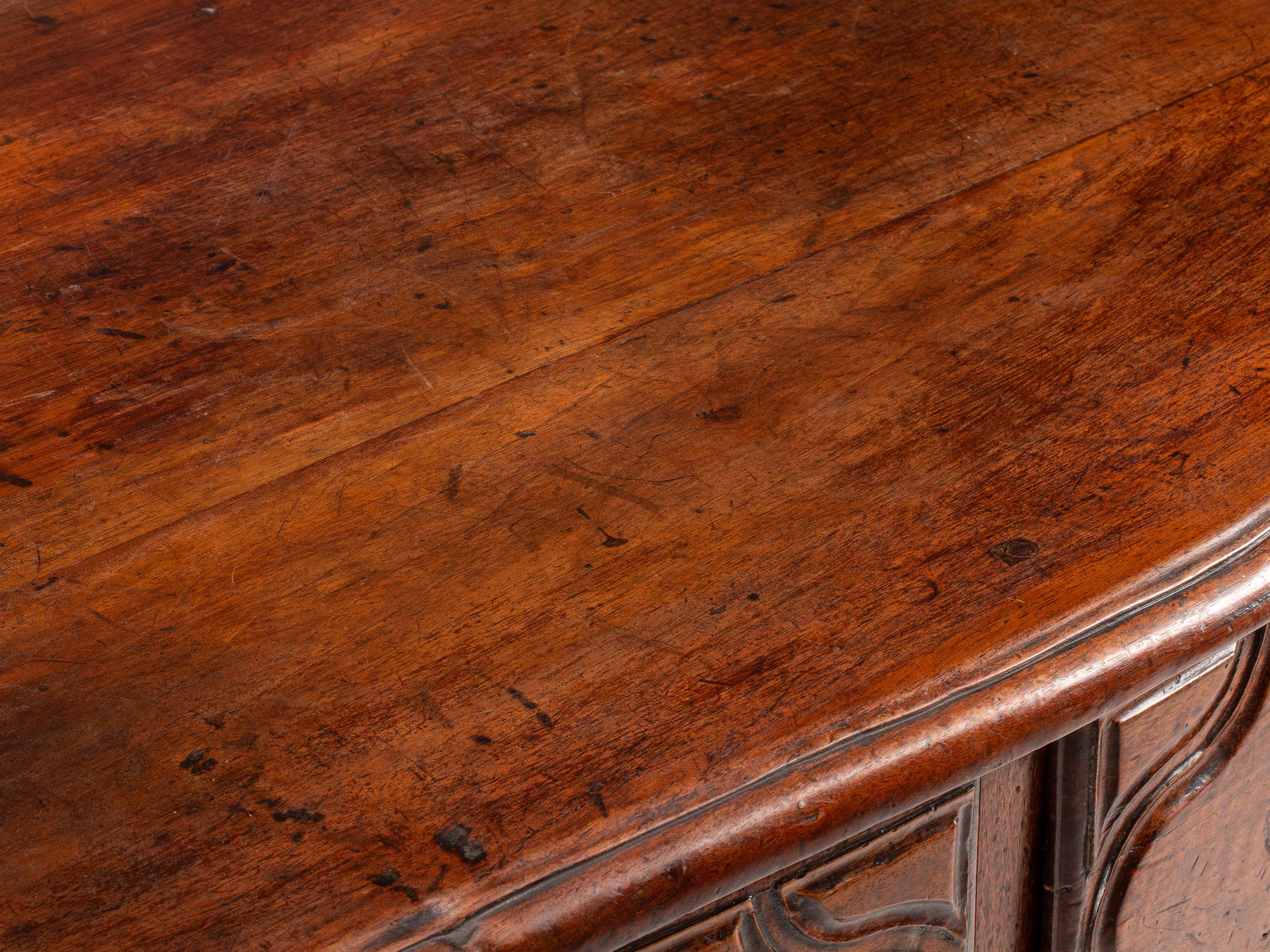 A Louis XV Provincial Walnut Small Commode