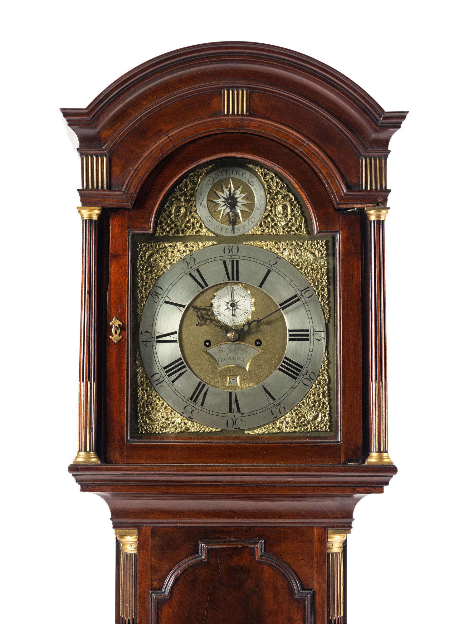 A George III Mahogany Eight-Day Longcase Clock