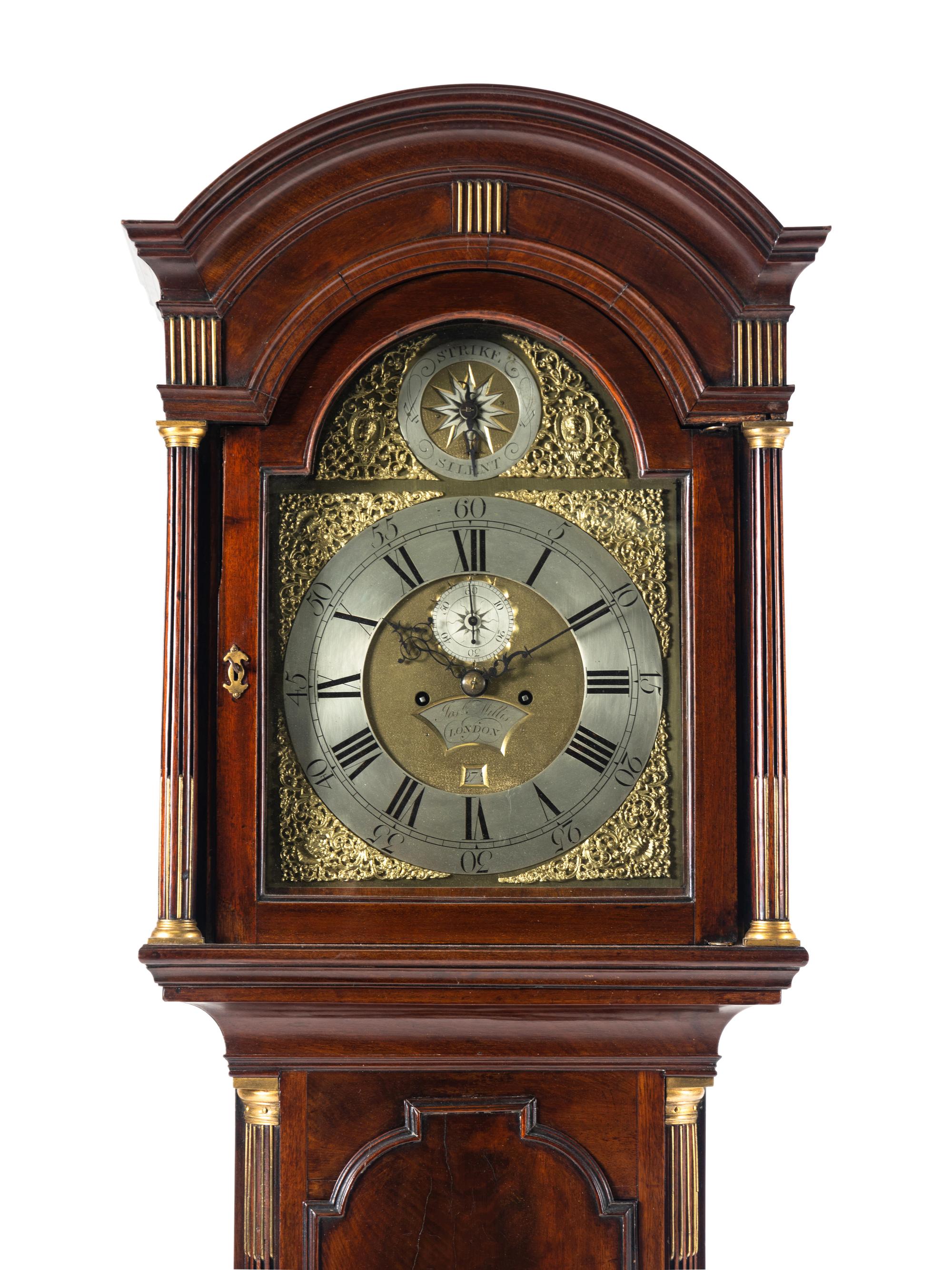 A George III Mahogany Eight-Day Longcase Clock