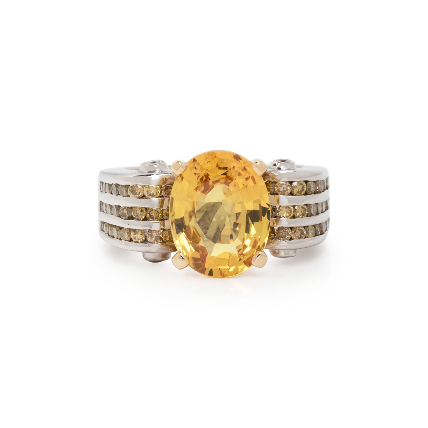 YELLOW SAPPHIRE RING