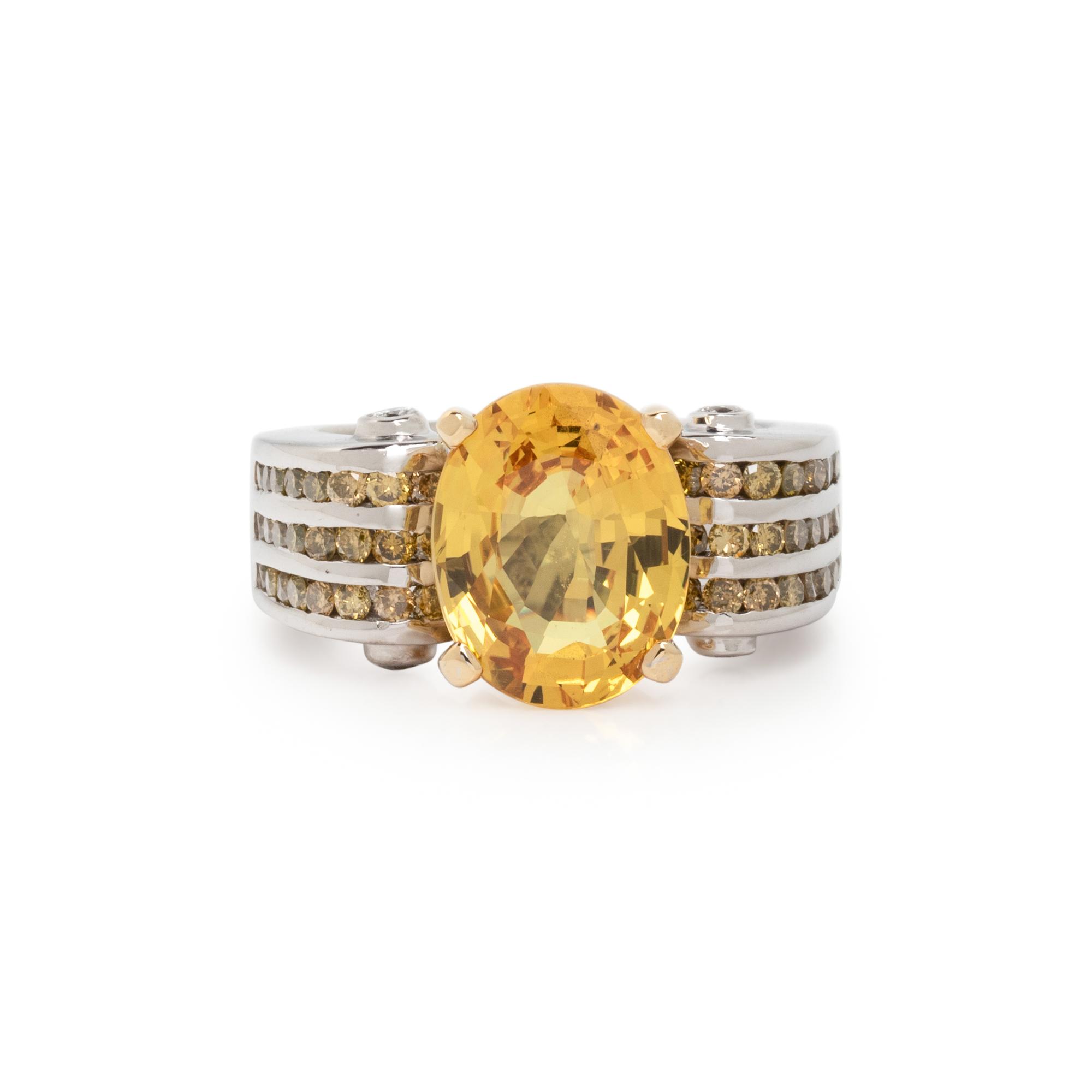 YELLOW SAPPHIRE RING