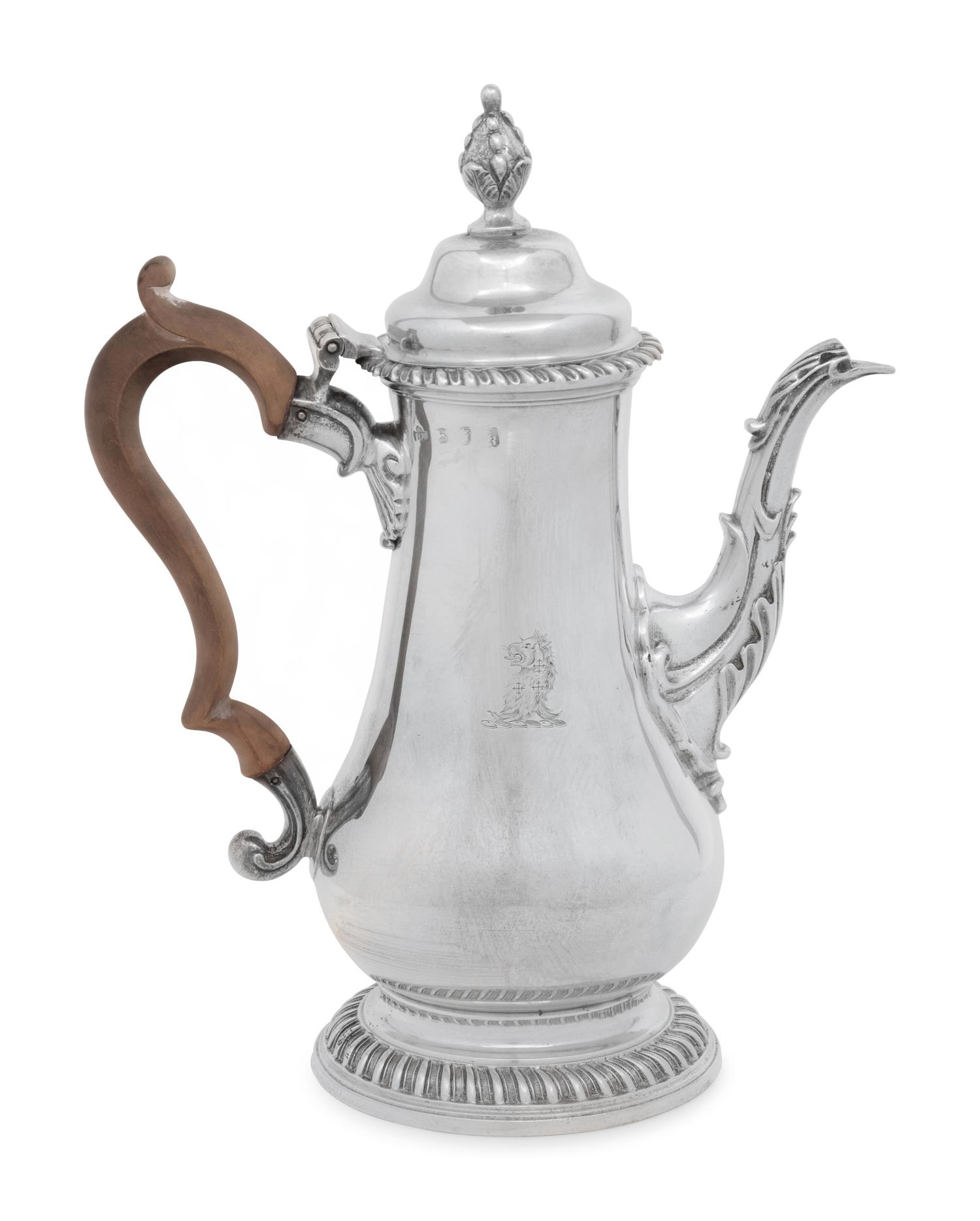 A George III Silver Coffee Pot