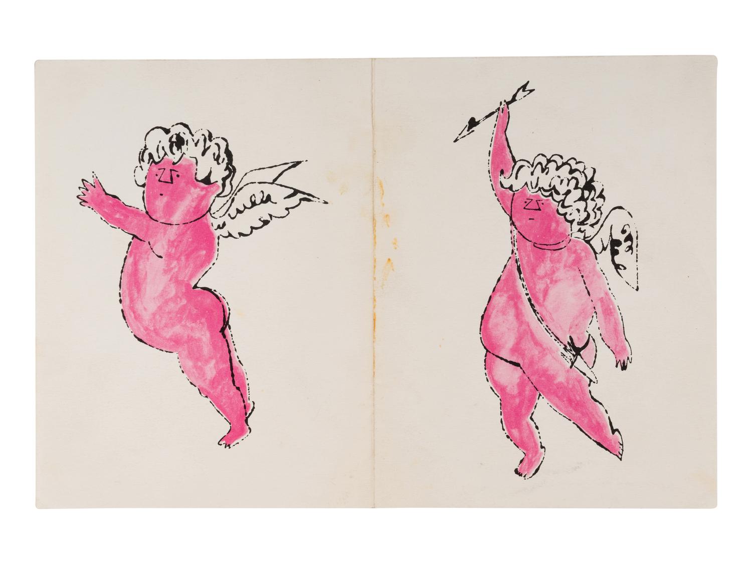 Cherubs (Christmas Card for MoMA) , ca. 1952