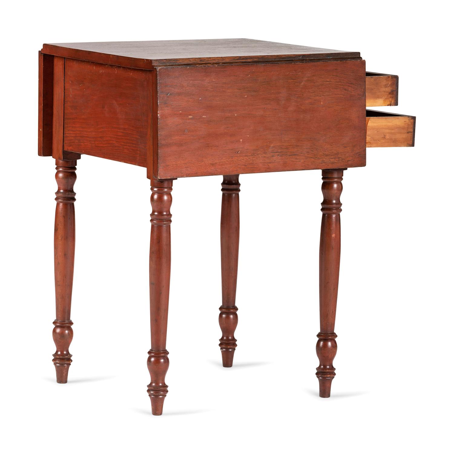A Classical Turned Walnut Pembroke Table