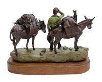 Rider with Mules , edition 1/36