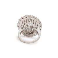 DIAMOND AND PLATINUM RING
