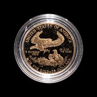 1/2-ounce proof gold bullion coin, 1987