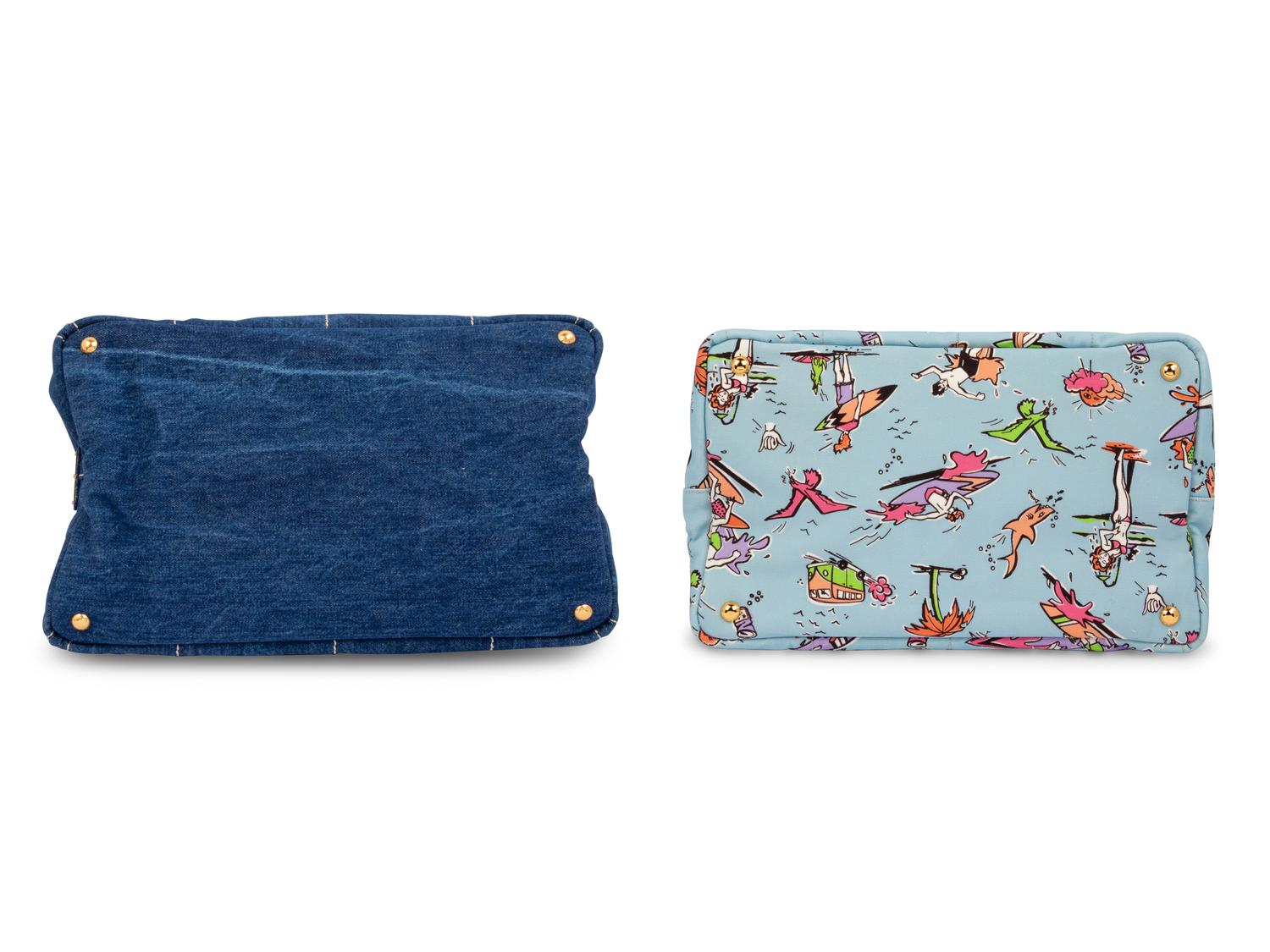 Two Prada Canvas Bags, c. 2010