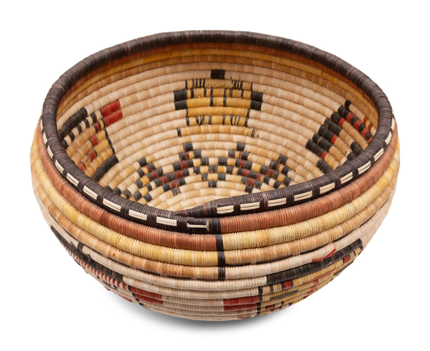Hopi Second Mesa Polychrome Basket