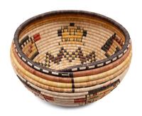 Hopi Second Mesa Polychrome Basket