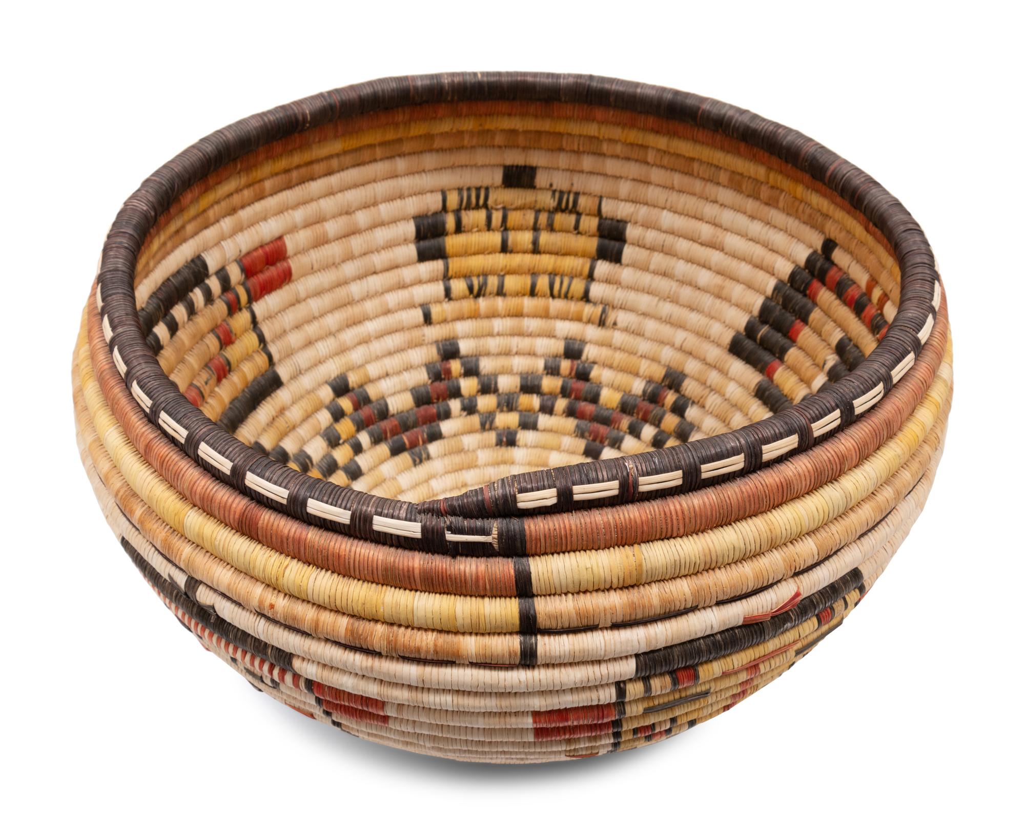Hopi Second Mesa Polychrome Basket