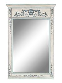 A Provincial Style Painted Pier Mirror — 20TH CENTURY