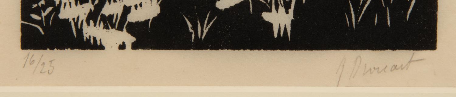 A group of three 20th Century French prints (by Maurice Denis, Adrien de Witte and one signed illegibly)