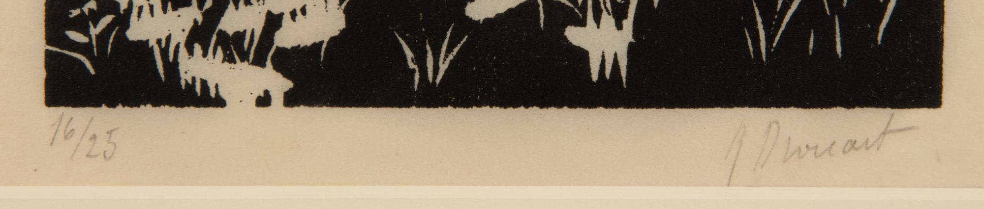 A group of three 20th Century French prints (by Maurice Denis, Adrien de Witte and one signed illegibly)