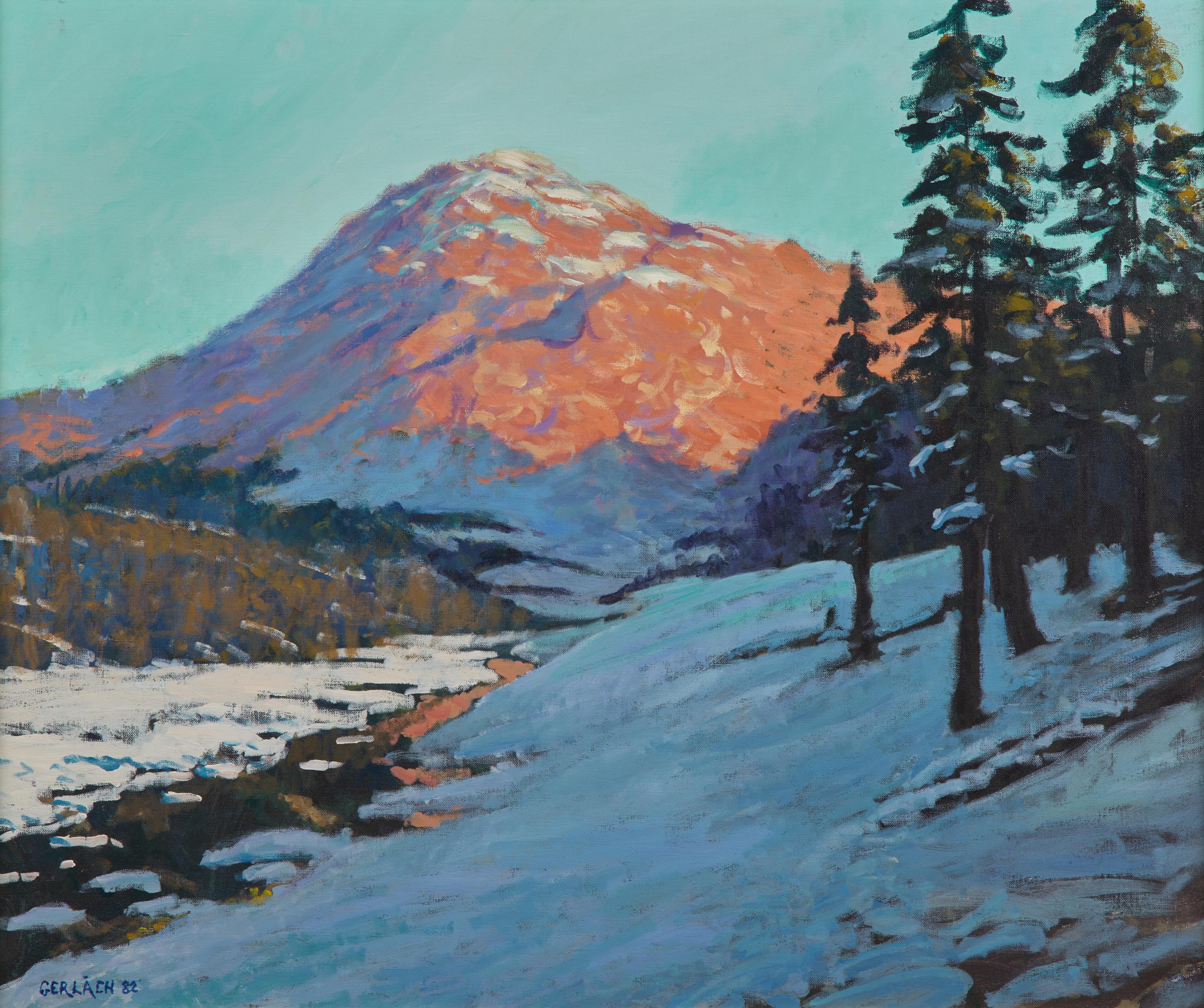 Christopher S. Gerlach (American, b. 1952) — Sierra Winter (The Red Lady) , 1982