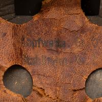 WWII German Paratrooper M38 Fallschirmjager Helmet and American Civil Defense Helmet