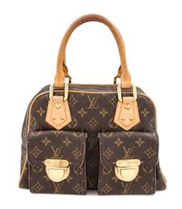 A Louis Vuitton Manhattan Handbag, 12" x 8" x 5".