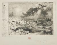 Félix Hilaire Buhot (French, 1847-1898) — L'Orage (Two Works)