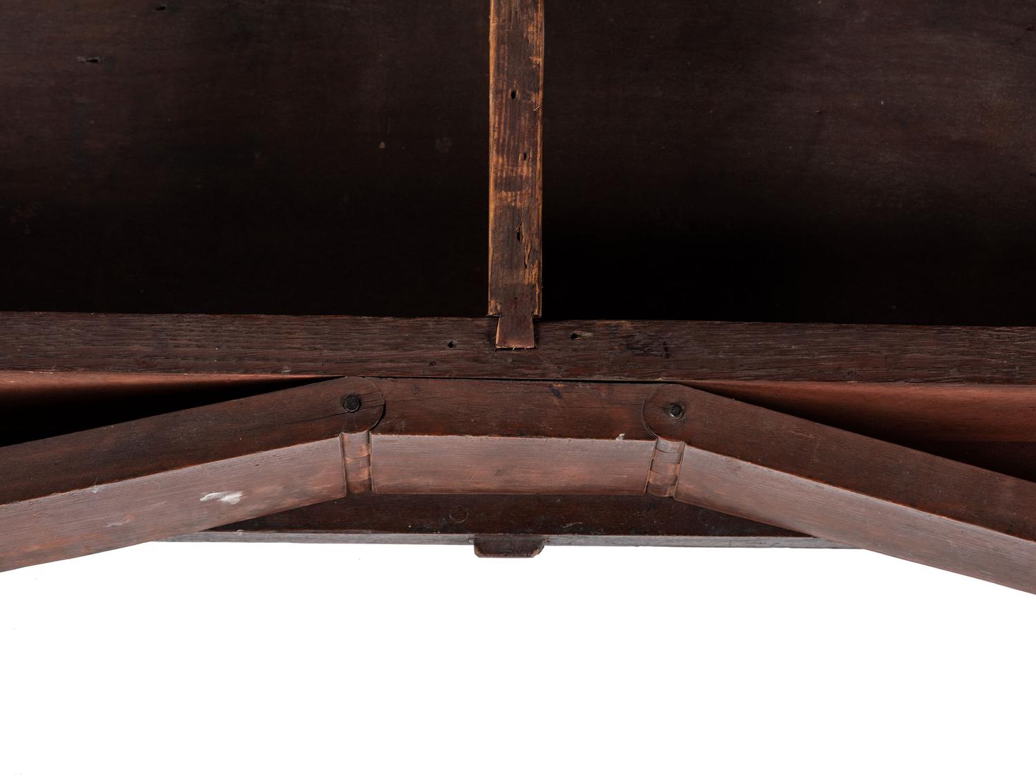 A Pair of Federal Mahogany Inlaid Console Tables