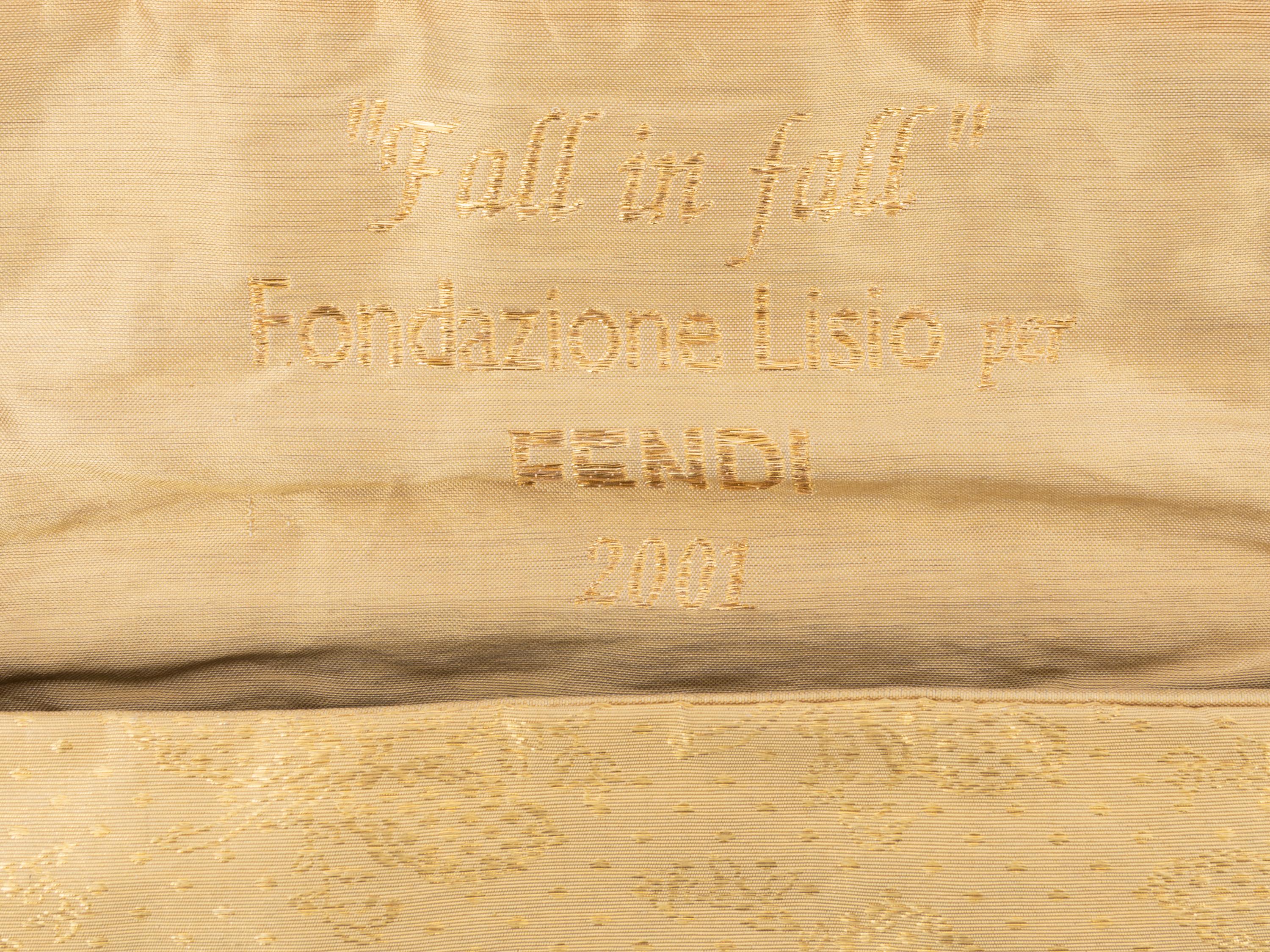 Fendi 'Fall in Fall' Baguette and Book, Fall/Winter 2001