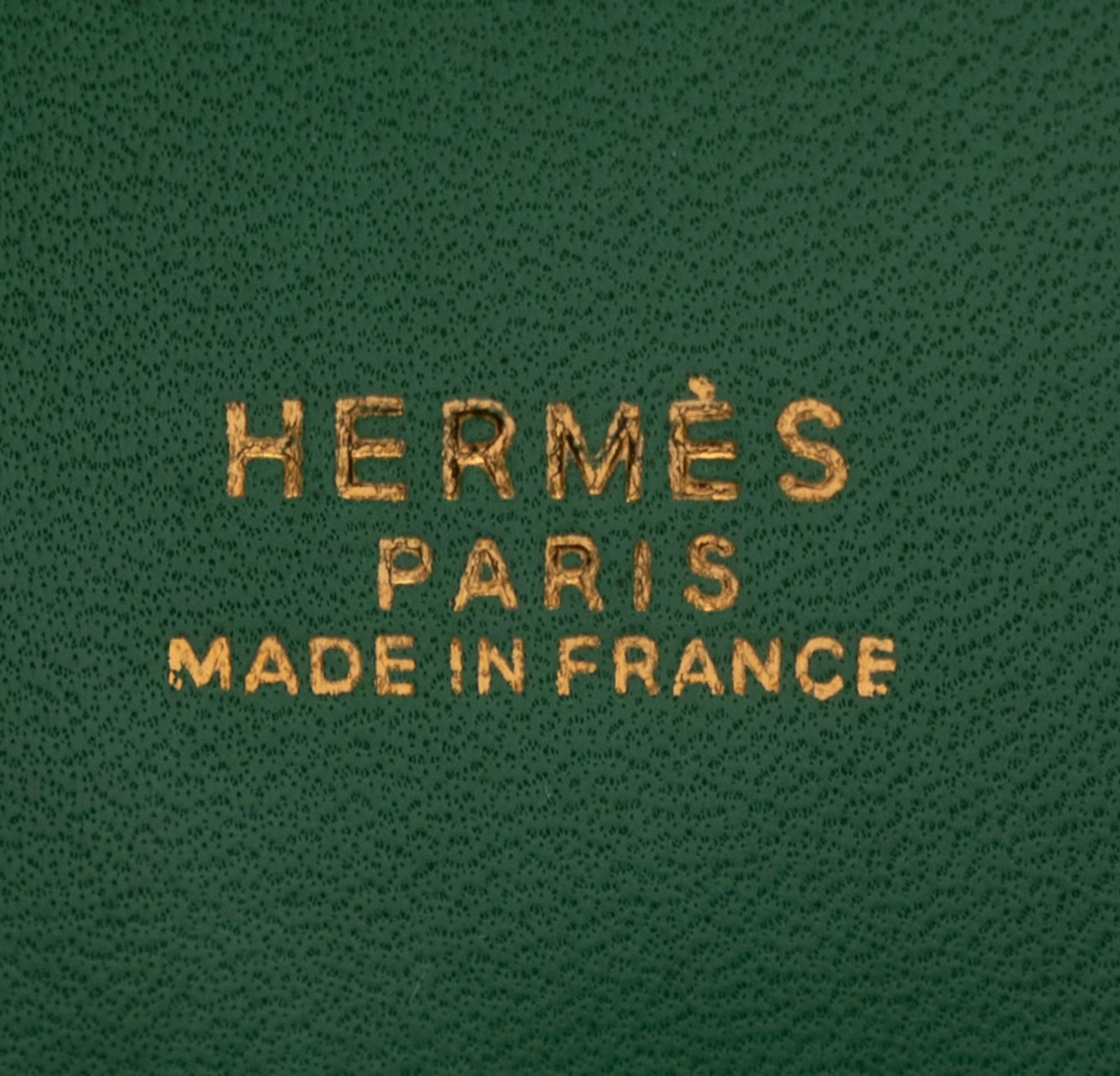 Hermès, Bolide 35 in Green Epsom