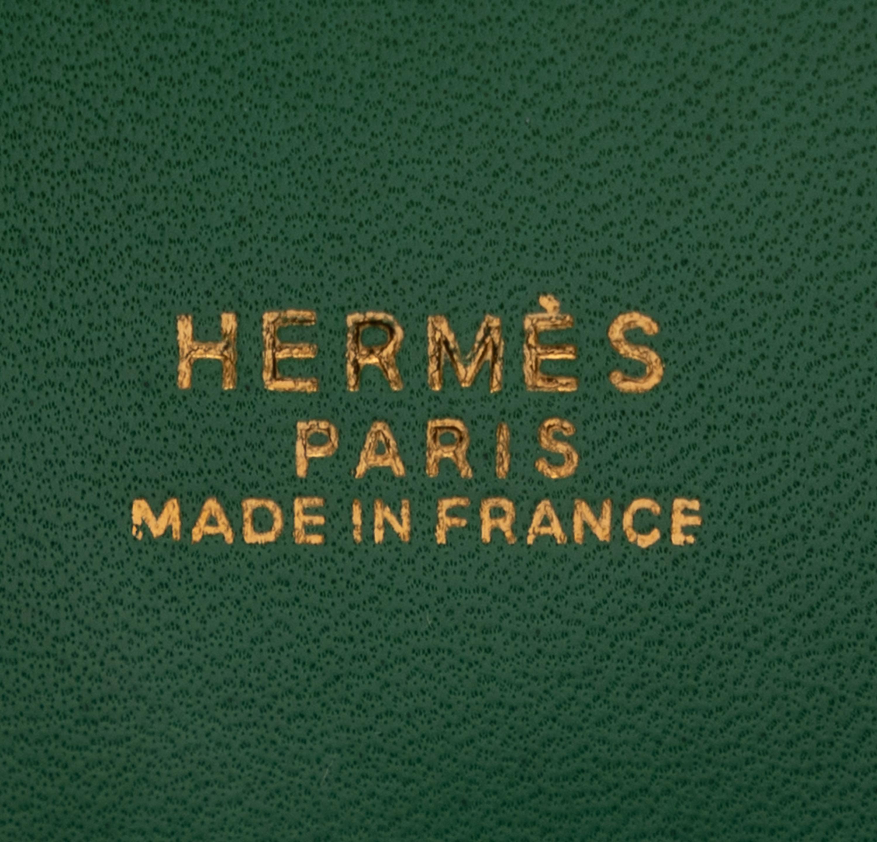 Hermès, Bolide 35 in Green Epsom
