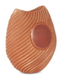 Swirl Oval Sun Pottery Vase