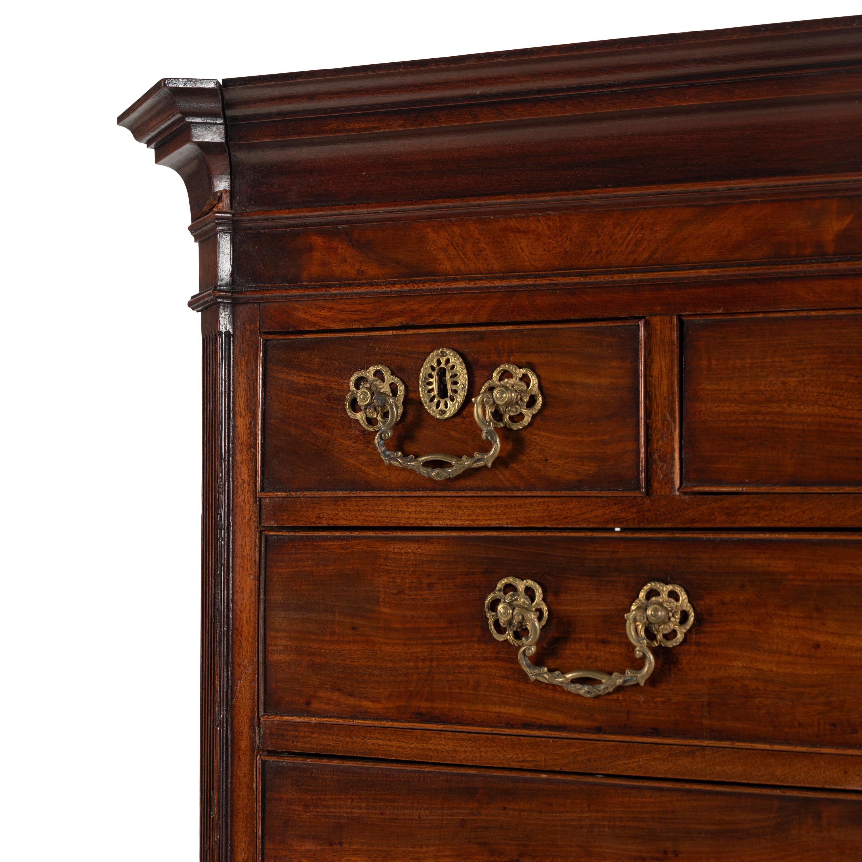 A George III Mahogany Chest-on-Chest