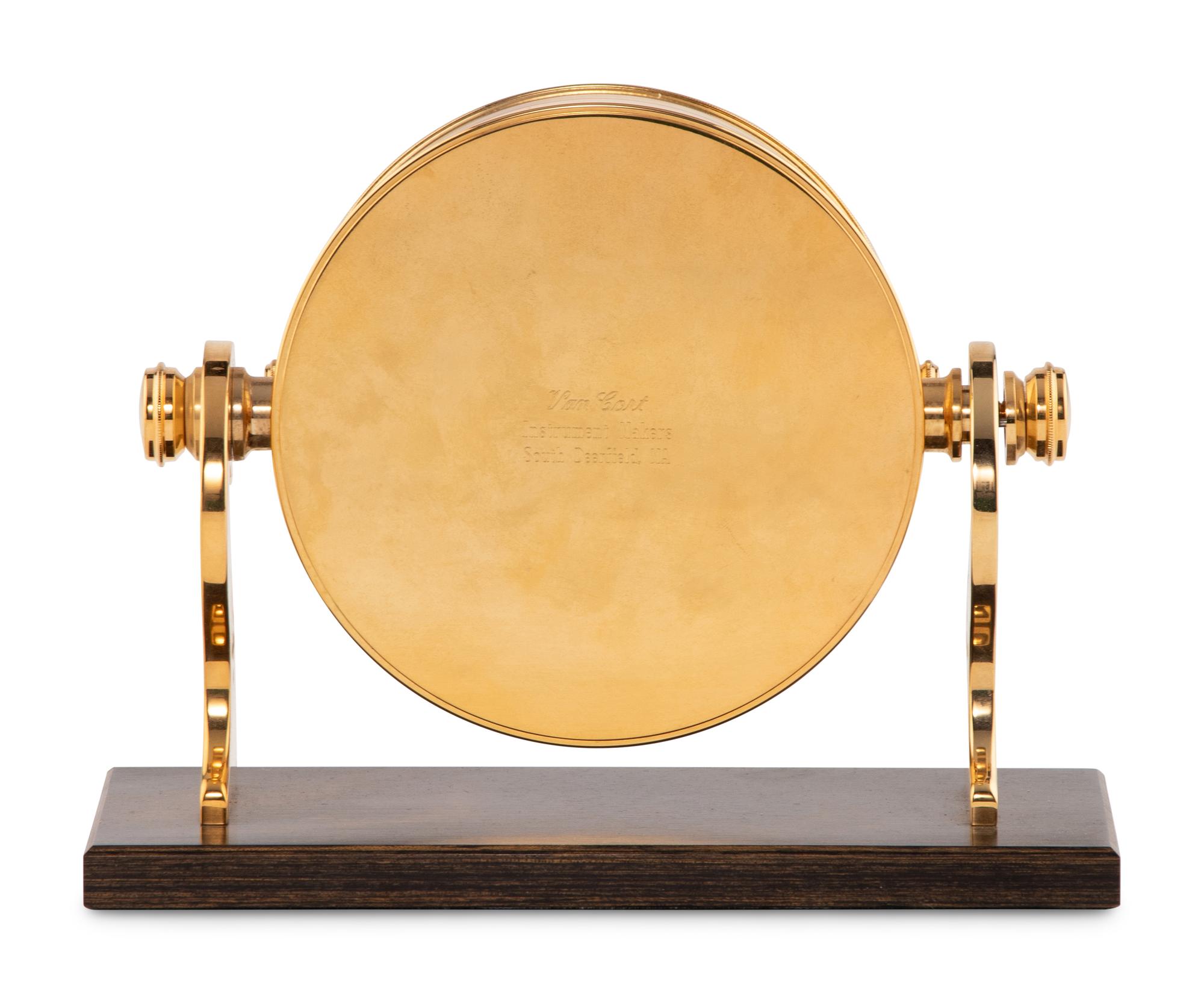 A French Brass Ship's Barometer