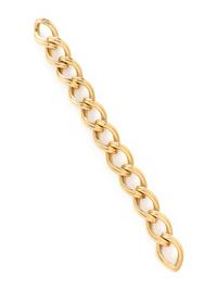 YELLOW GOLD LINK BRACELET