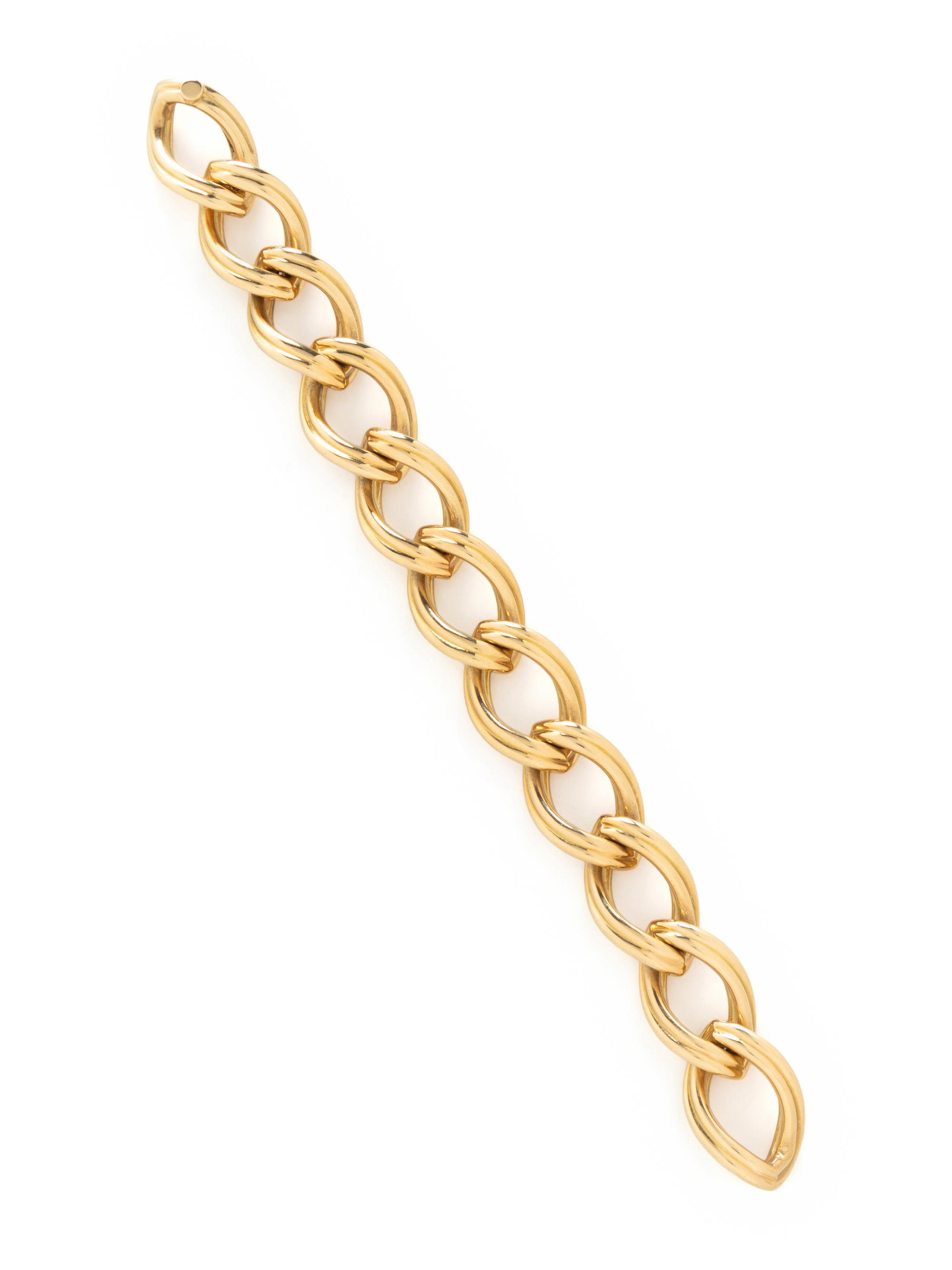 YELLOW GOLD LINK BRACELET