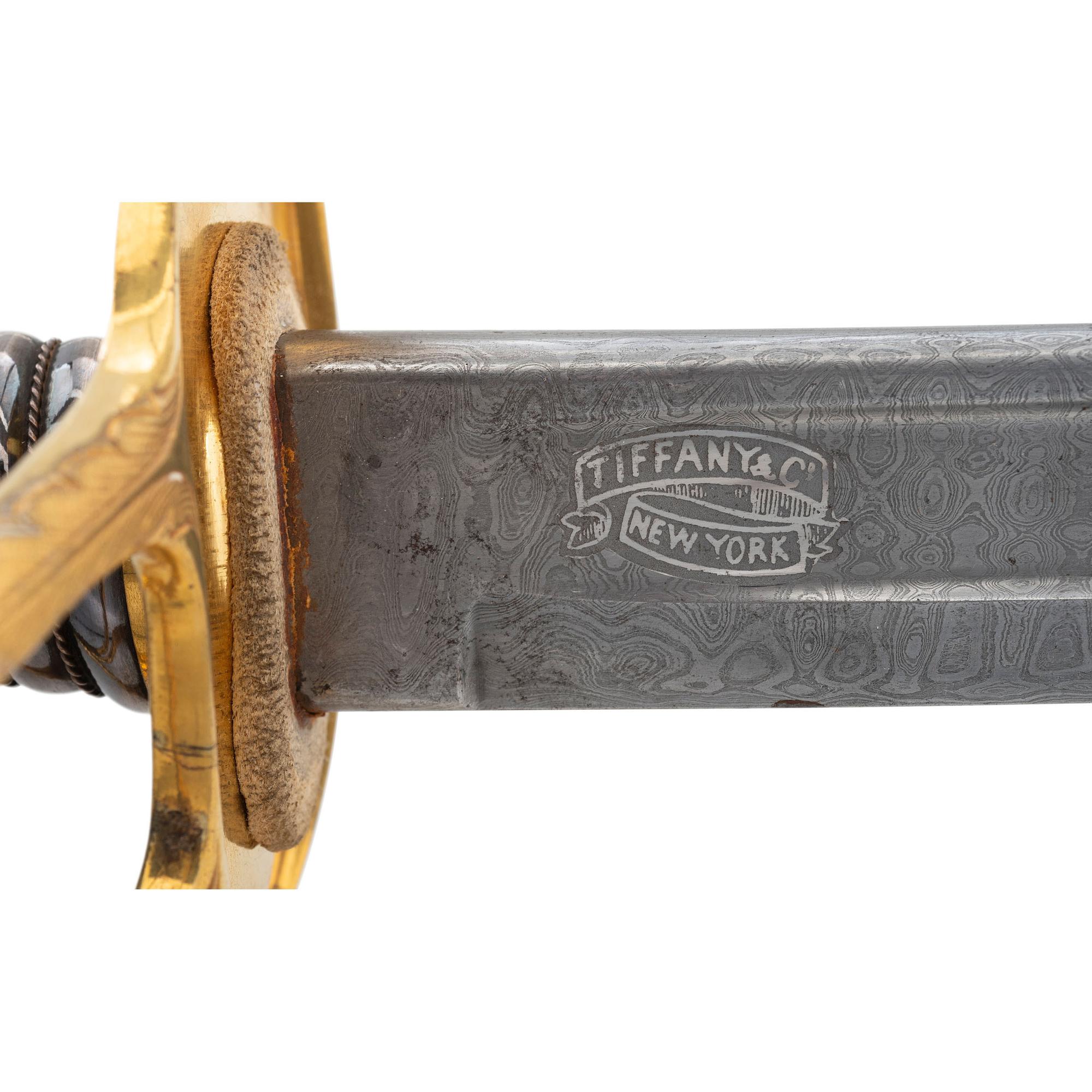 Civil War Military Archive of Major Frederick M. Edgell and the 1st New Hampshire Battery Including: Tiffany & Co. M1850 Presentation Sword in Case with 80 Original Documents, Letters, CDVs, and Accessories