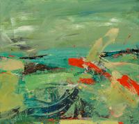Storm Over the Lake (diptych)