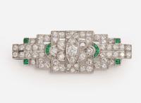 An Art Deco Diamond Brooch