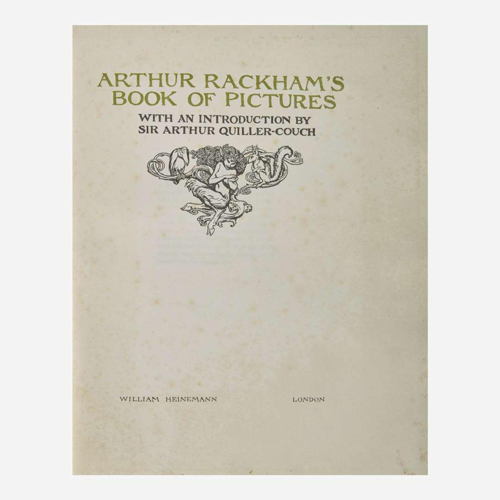 [Children's & Illustrated] [Rackham, Arthur] Arthur Rackham’s Book of Pictures