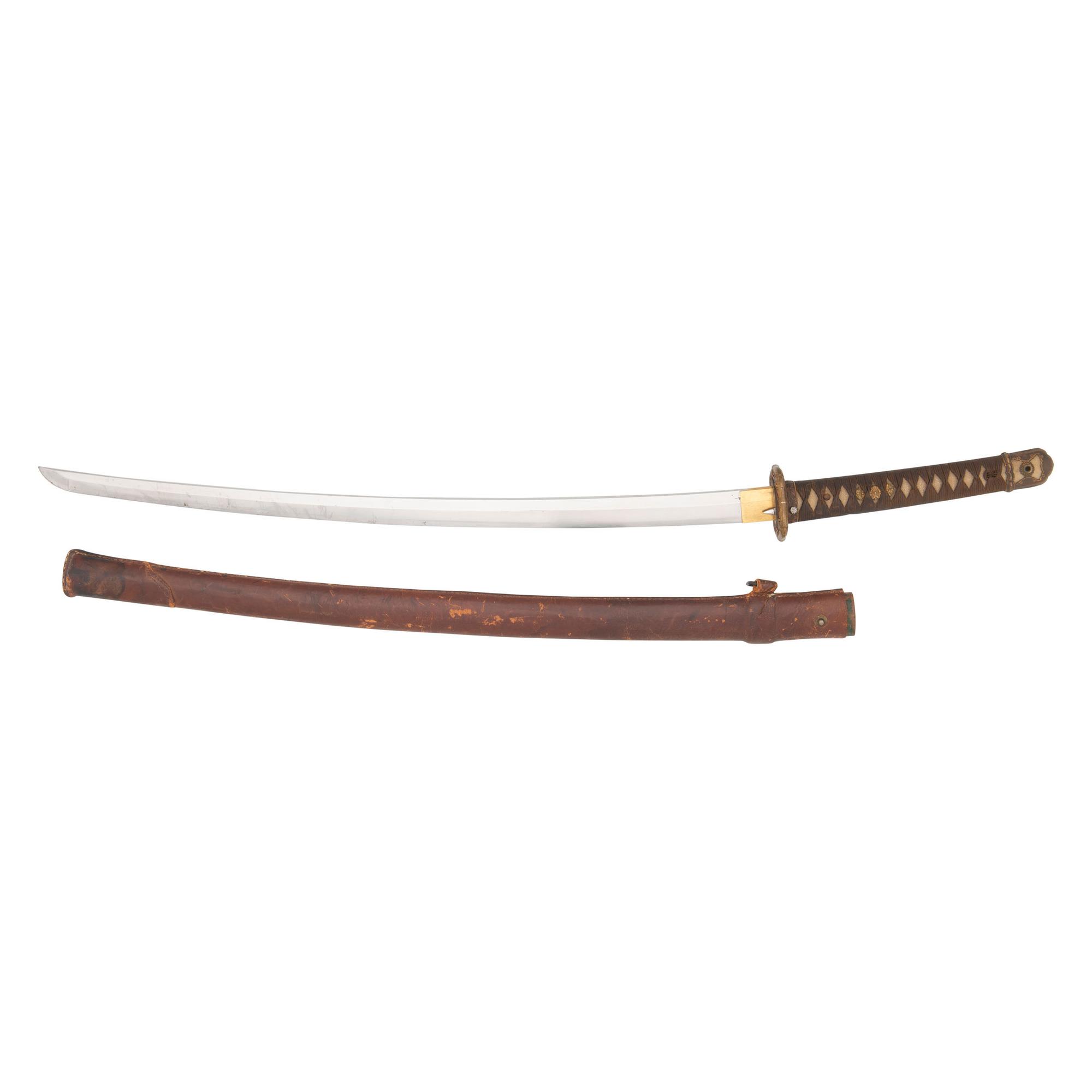 Interesting WWII-era Japanese Shin Gunto Katana with Signed Gendaito Blade