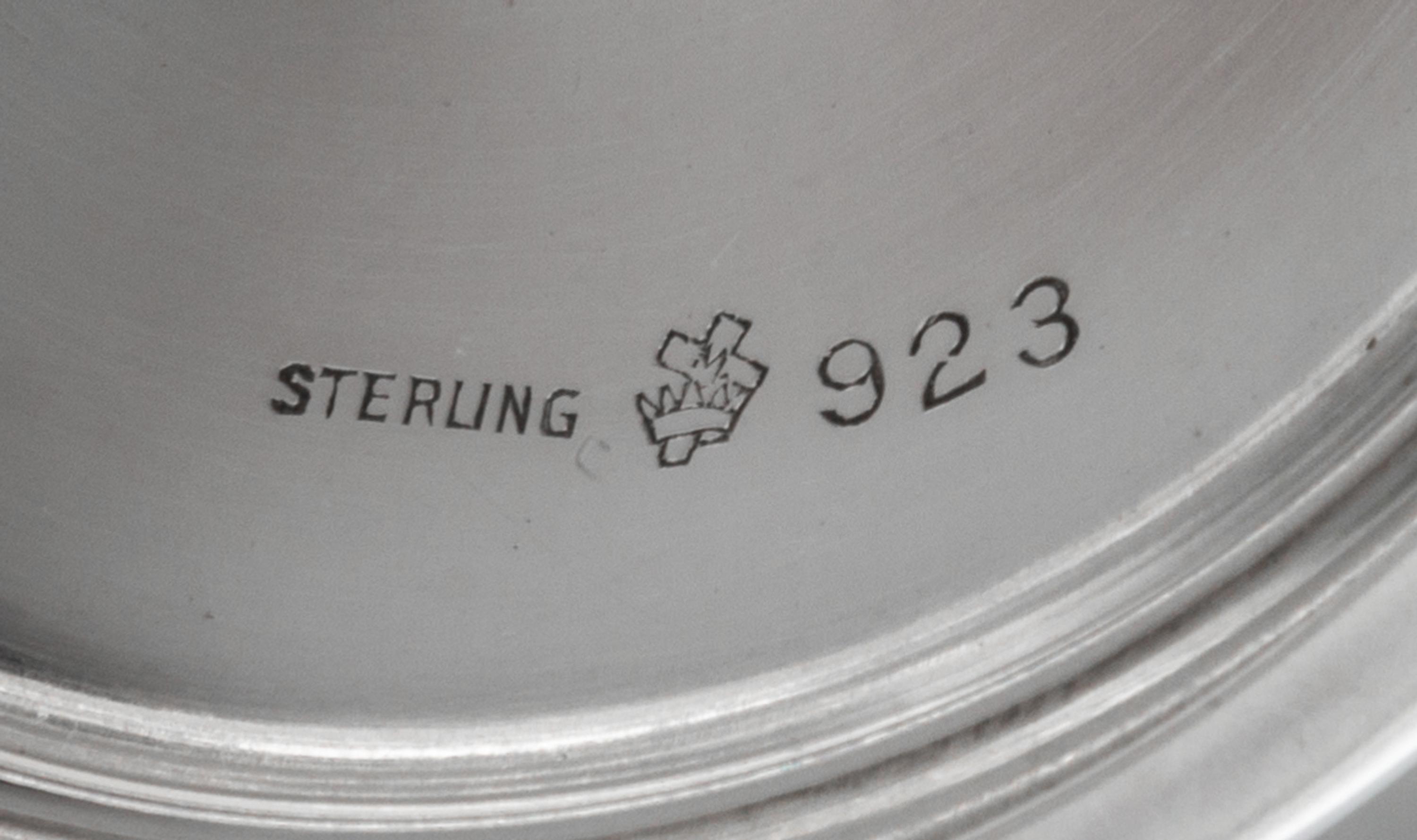 A Set of Twelve American Silver Goblets, Manchester Silver Co., Providence, RI, 20th Century, each of baluster form.