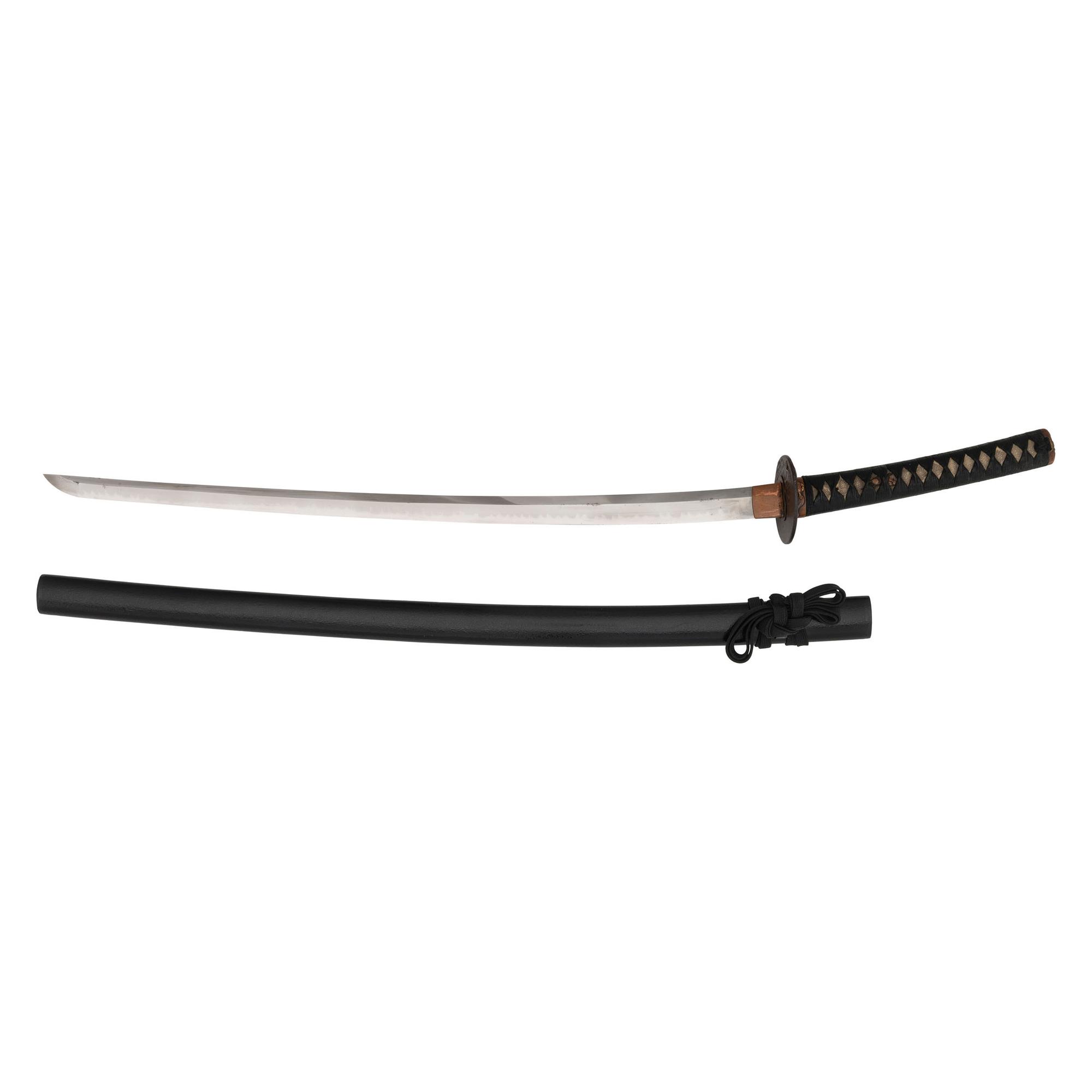 Japanese Katana Signed "Tanemitsu" with Daruma Kashira