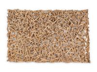 A Decorative Driftwood Wall Installation