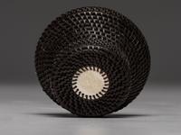 Baleen Basket, with Polar Bear Finial