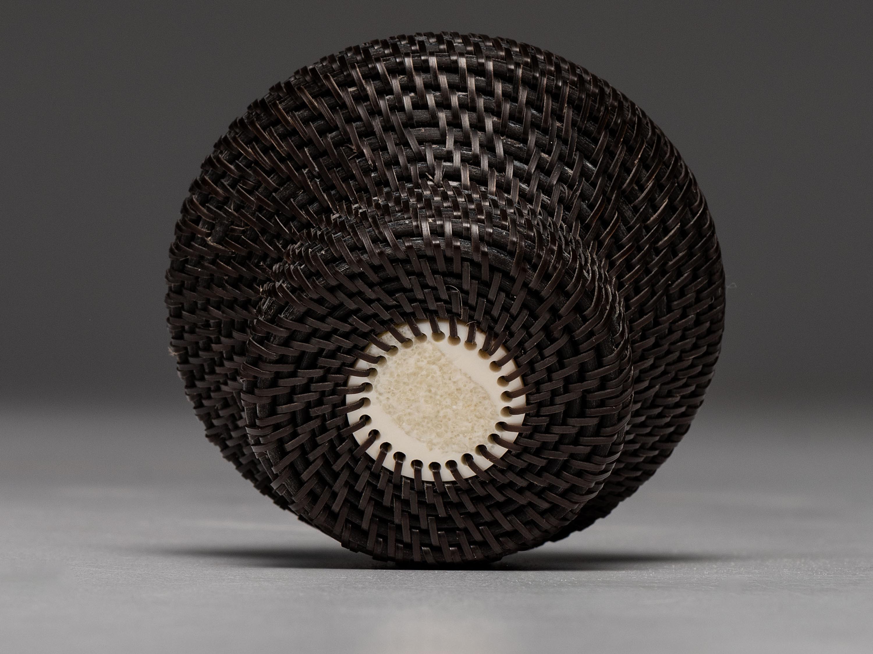 Baleen Basket, with Polar Bear Finial