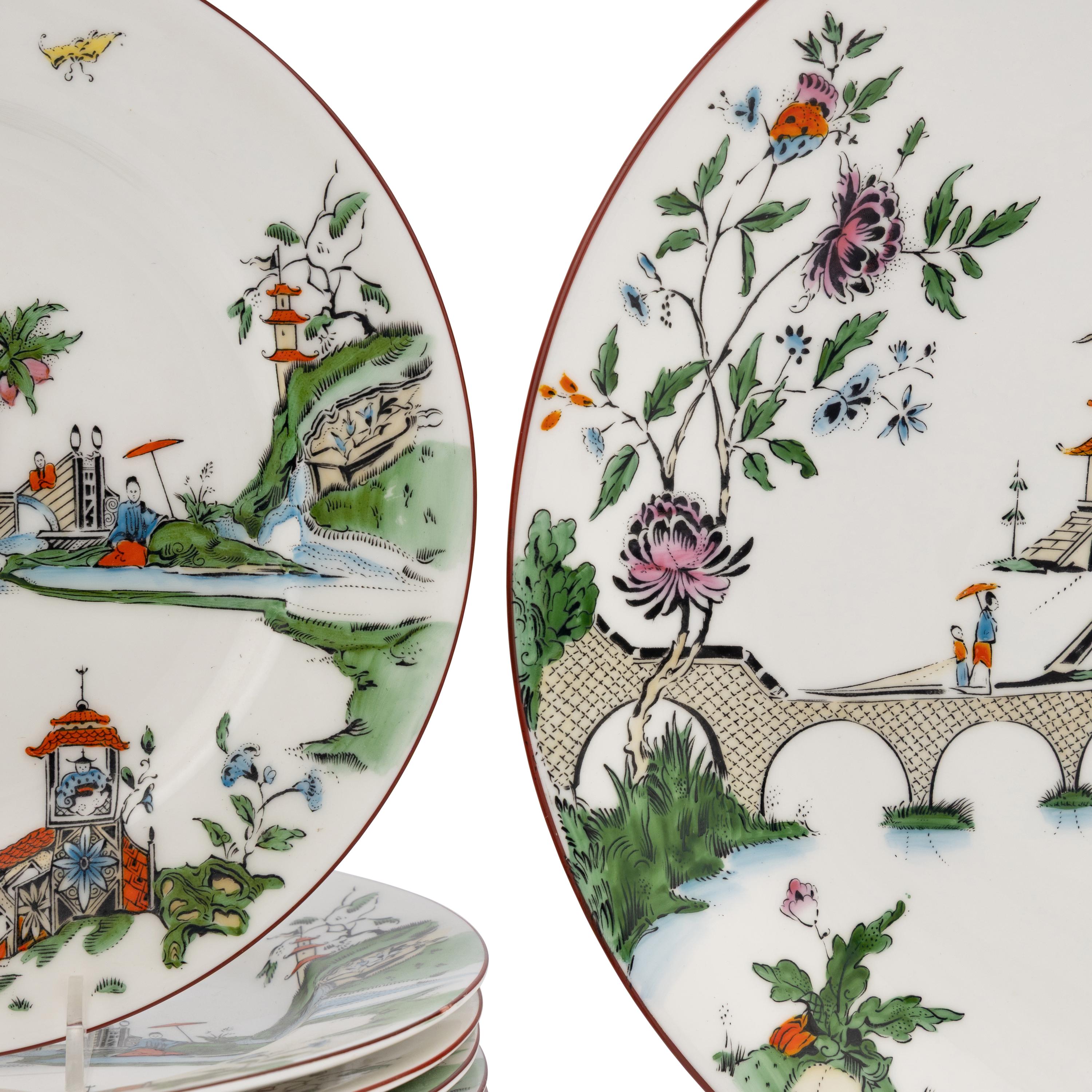 A Royal Worcester Porcelain Table Service