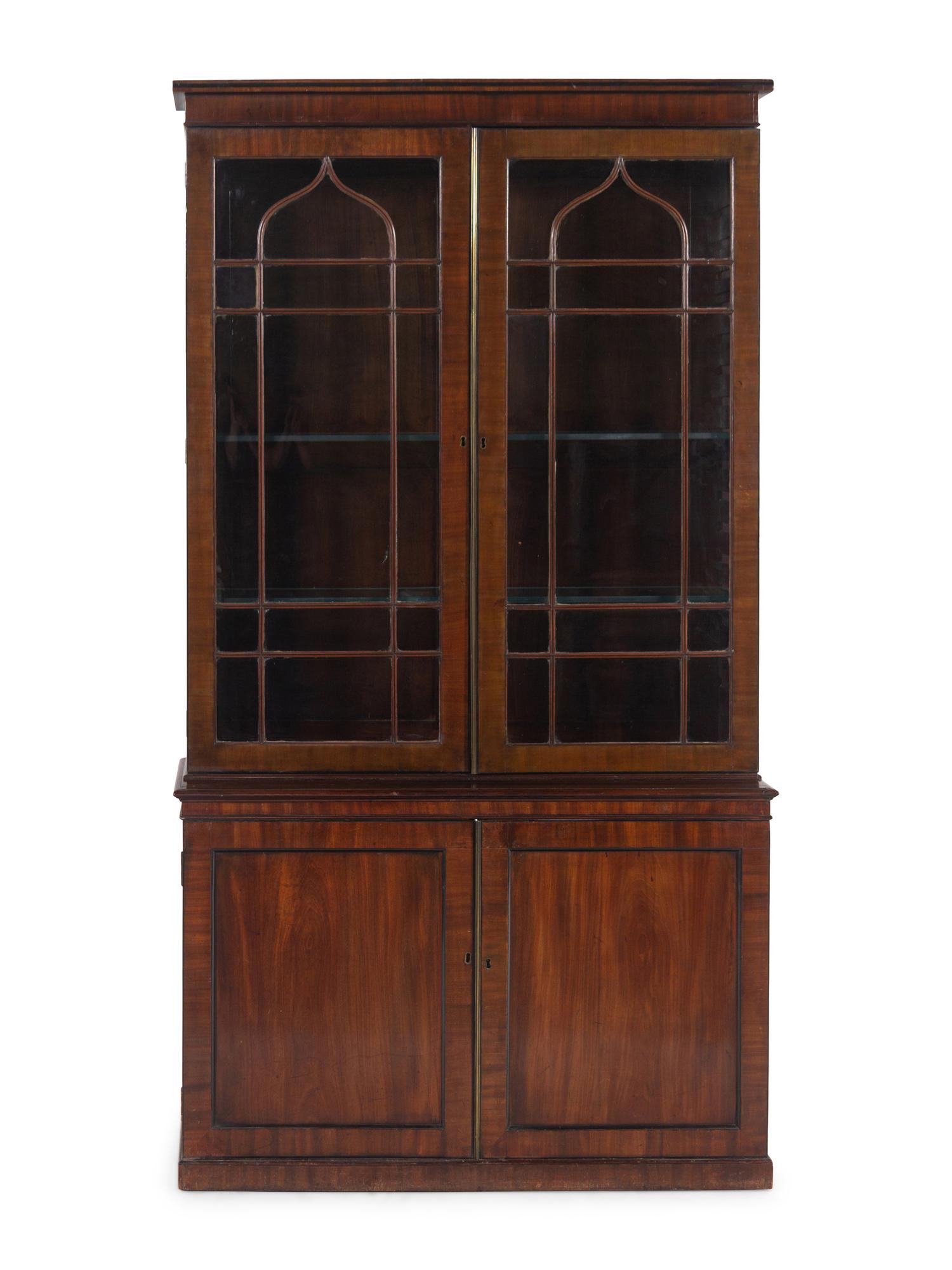 A George III Mahogany Bookcase