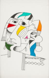 Two Works: Face #12 , 1997 and Face #26 , 1996