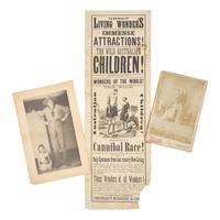 [Curiosa] Group of 3 items related to sideshows