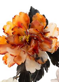 A Chinese Hardstone Model of a Flowering Tree