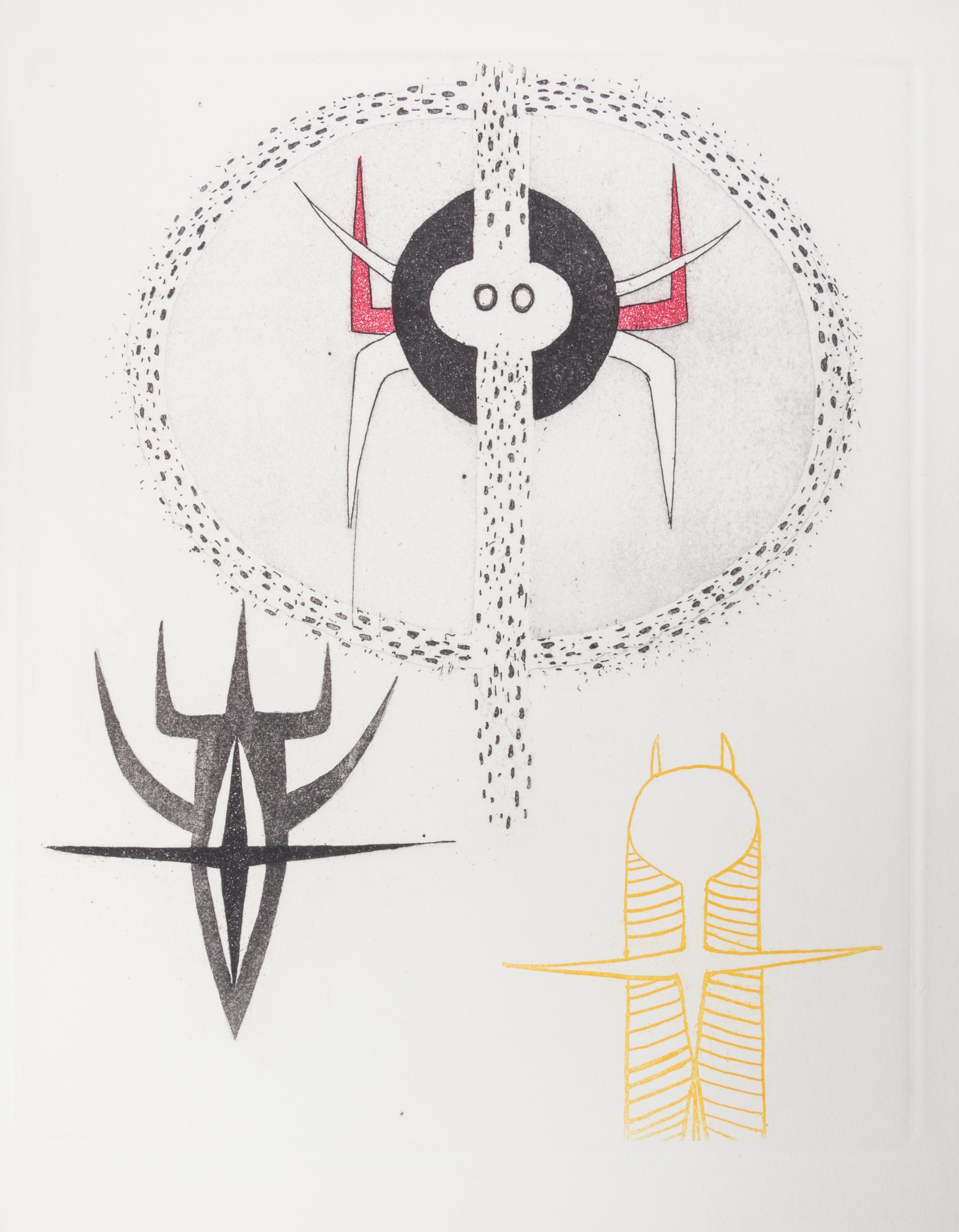 CREVEL, RENE. Feuilles eparses. Paris, 1965. Limited, signed by numerous artists.