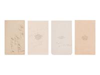 [CIVIL WAR]. 4 CDVs of Civil War Naval subjects incl. Acting Ensign John Morissey Jr.